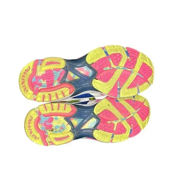 Women's Asics Gel-Noosa Tri 7 Running Shoes Neon Glow Size 6.5 Multicolored - Picture 5 of 6